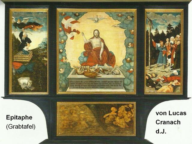 Epitaphe von Lucas Cranach d.J.