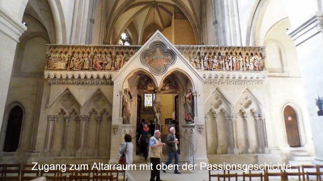 Eingang zum westlichen Altarraum im Westchor