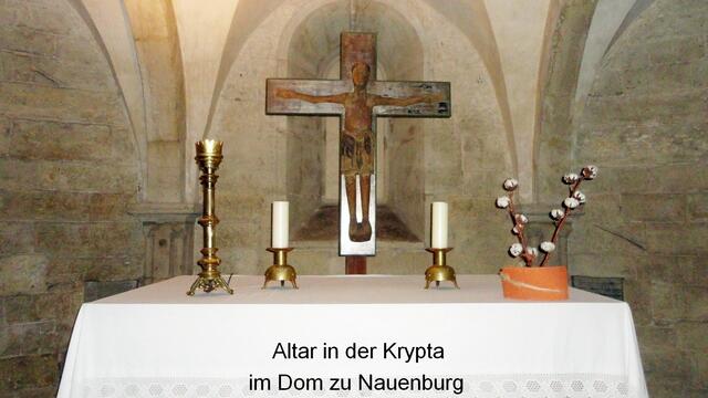 Altar in der Krypta