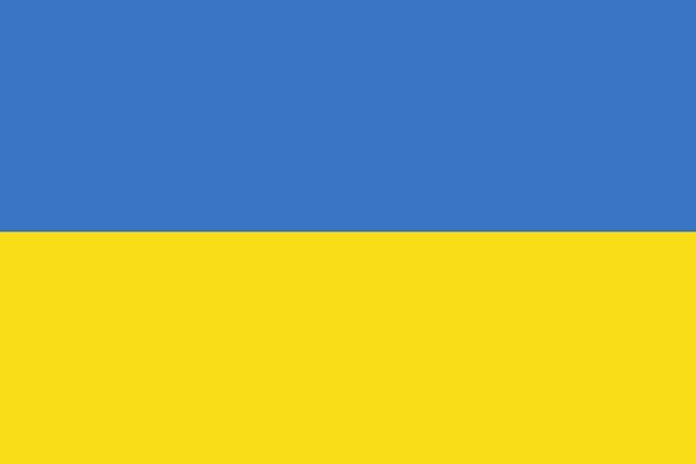 UKRAINE Flagge &gt; https://pixabay.com/de/landkarte-ukraine-flagge-grenzen-1020206/ | Foto: wie vor
