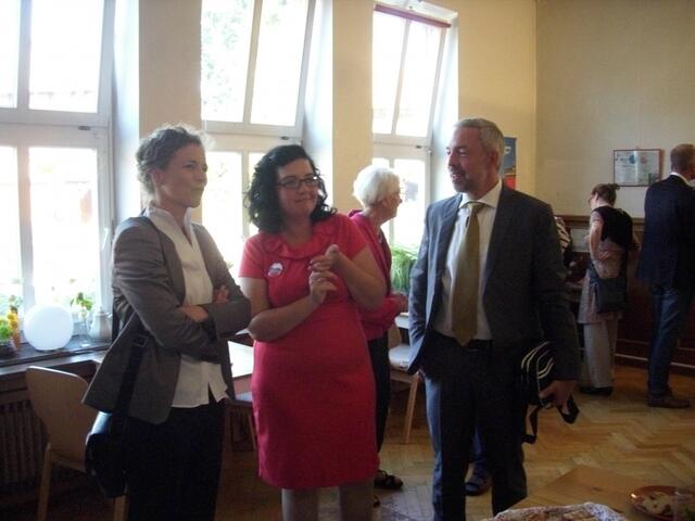 Thordies Hanisch und Franziska Greite-Schillert im Gespräch