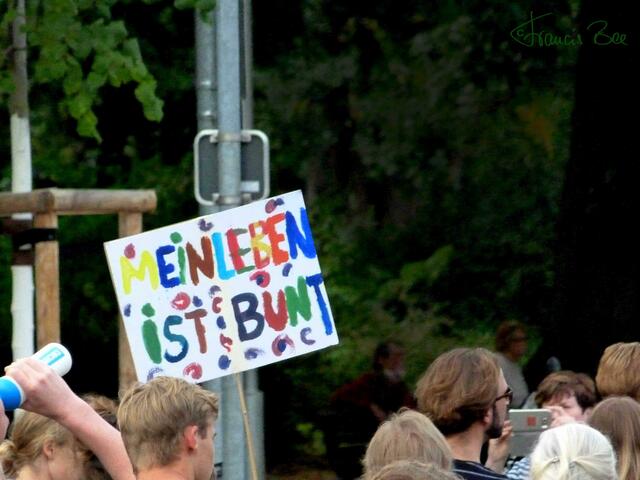 Anti-Pegida-Zug vom Maschsee zur Aegidienkirche