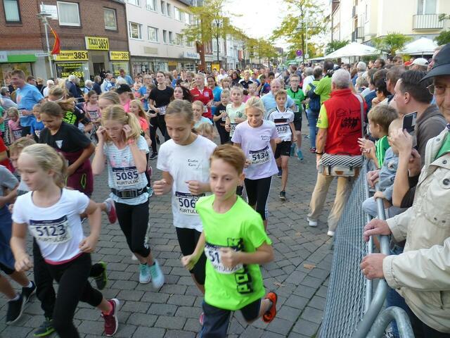 Start 2 km Lauf.