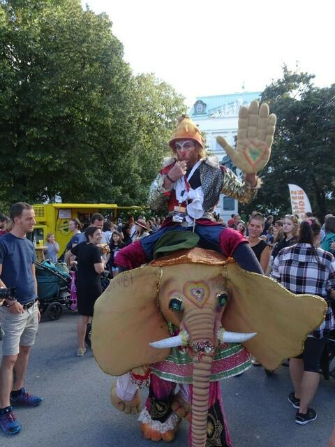 "Buskers Festival 2018" auf dem Wiener Karlsplatz