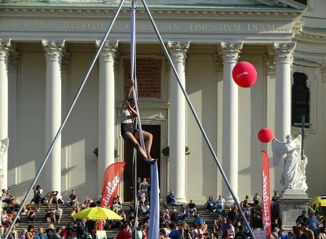 "Buskers Festival 2018" auf dem Wiener Karlsplatz