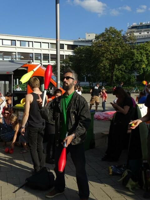 "Buskers Festival 2018" auf dem Wiener Karlsplatz