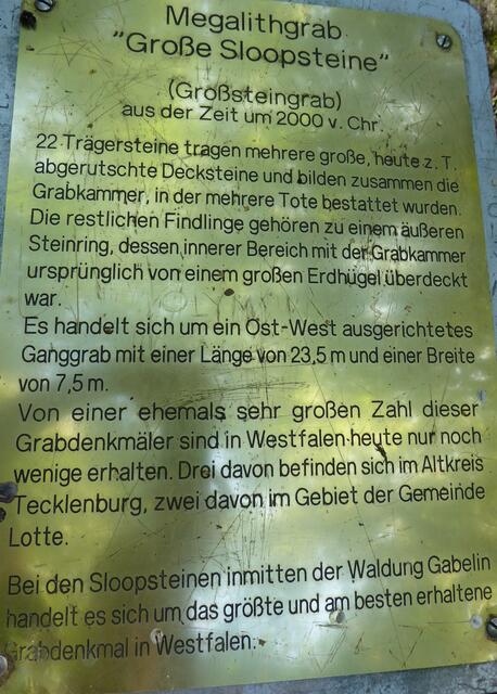 Info zu den Sloopsteinen