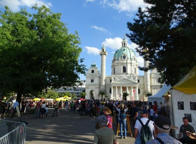 "Buskers Festival 2018" auf dem Wiener Karlsplatz