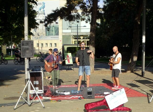 "Buskers Festival 2018" auf dem Wiener Karlsplatz