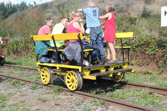 ... Handhebeldraisinen im Einsatz