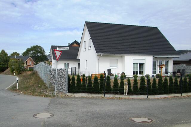 Eckgrundstück an der Marktstraße und am Georg-Traute-Ring.