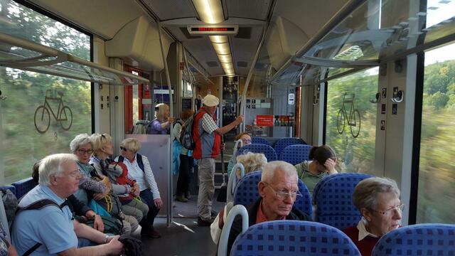 In der S-Bahn auf Heimfahrt | Foto: U.Hormann