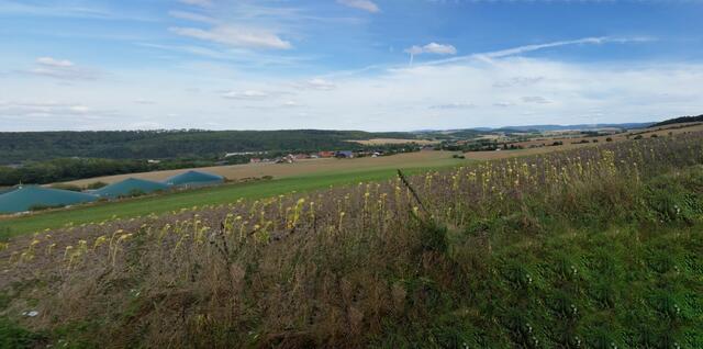 Blick ins Harzvorland oberhalb von Bad Gandersheim