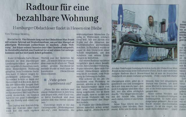 - 1000 Kilometer quer durchs Land - https://tinyurl.com/portraet-maxbryan