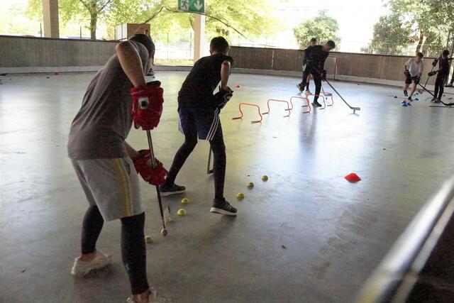 zackiges Holzkugeltraining