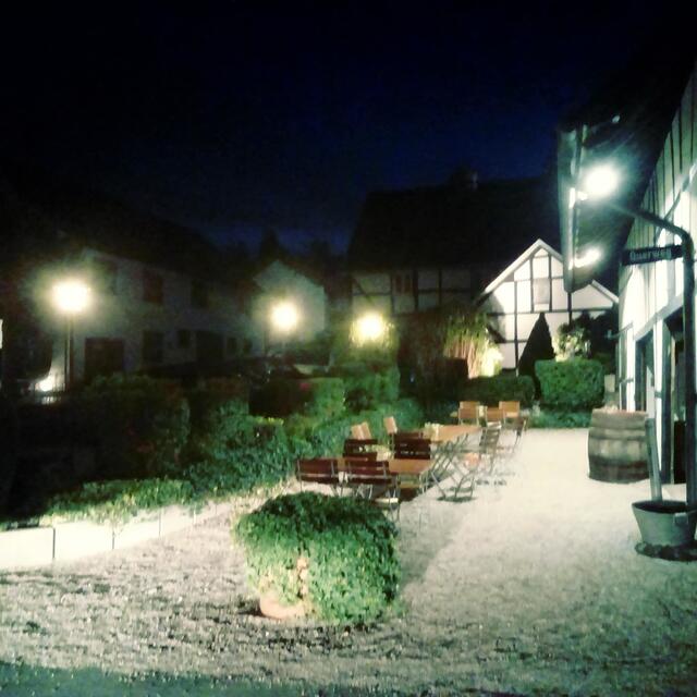 Der Aubach bei Nacht