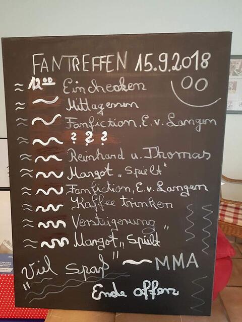Programm.....Die 3 Fragezeichen standen für Ralf Kramp als Überraschungsgast