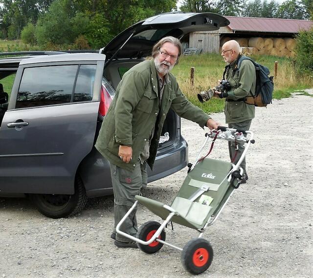 Man bereitet sich vor (v.l. Wolfgang, Günther)