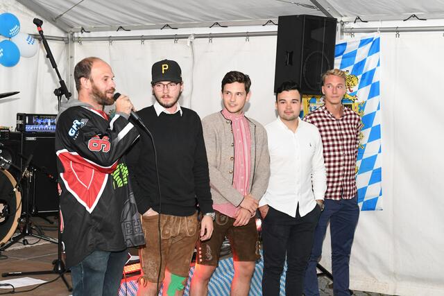 Die "jungen WIlden" im Sturm: Nicolai Pest, Maxi Hermann​, Dominik Schönwetter und Ralf Rinke