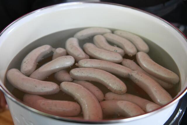 Frisch vom lokalen Metzger, seeeehr lecker.