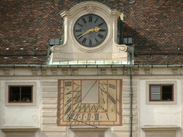 Um eine mechanische Uhr stellen zu können, war man früher auf die Sonne als einzig wirklich verläßlichen Zeitmesser angewiesen.