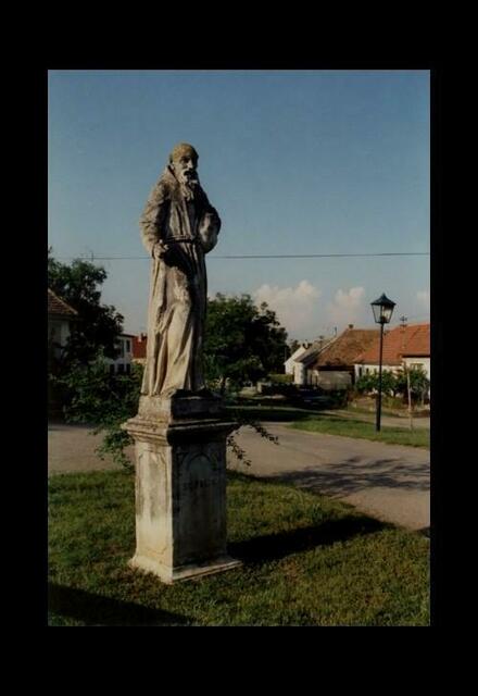 Die Statue des Hl. Felix auf dem Retzer Anger.