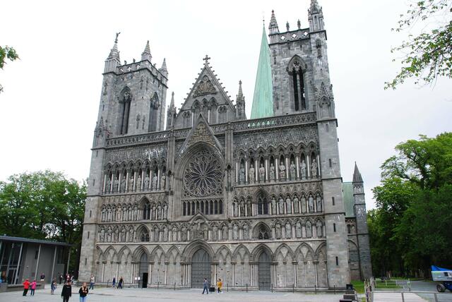 Der Nidarusdom in Trondheim.