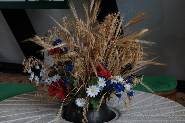 Ansprechender Tischschmuck....