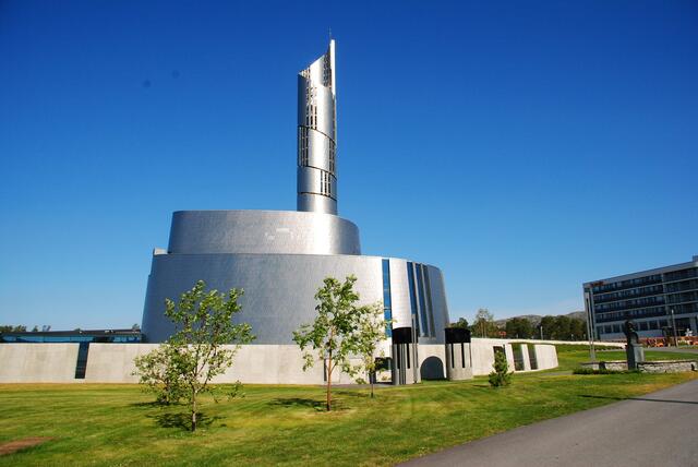 Die Polarlichtkathedrale in Alta