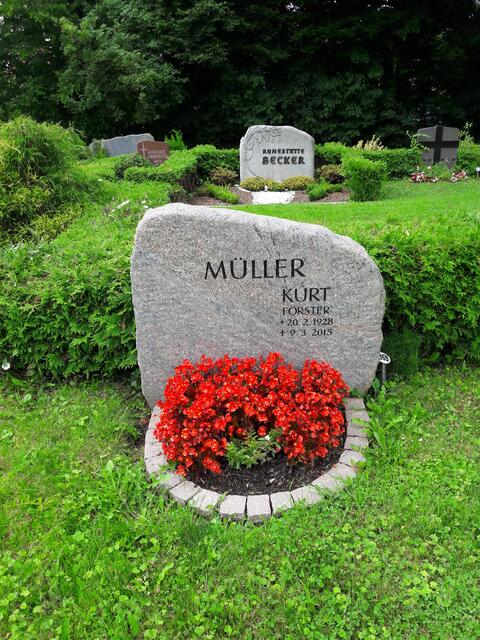 Kurt Müller Friedhof Wennigsen in Erinnerung