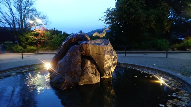 Brunnen an der Fußgängerzone