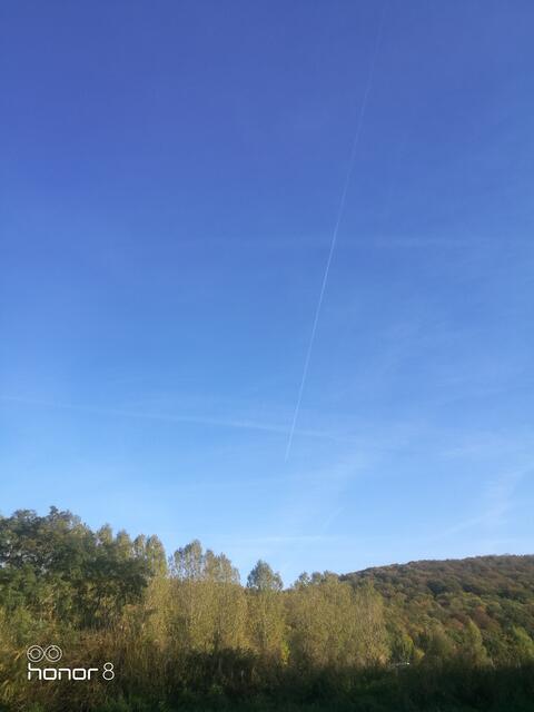 Der Himmel so blau wie im tiefsten Sommer...