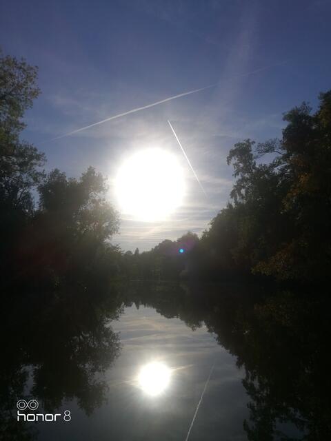 ...und am Himmel war richtig was los!
