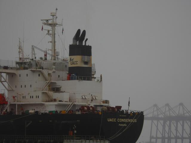 . . . Vorbei ging die Reise an auf See ankernden Schiffen . . .