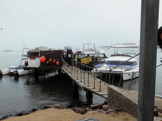 . . . im Hafen von Walvis Bay . . .