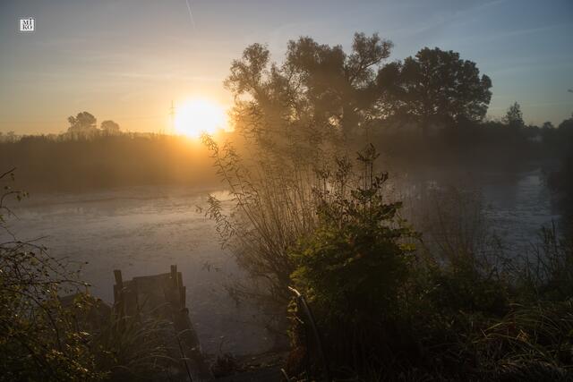 Sonnenaufgang über Luther See
