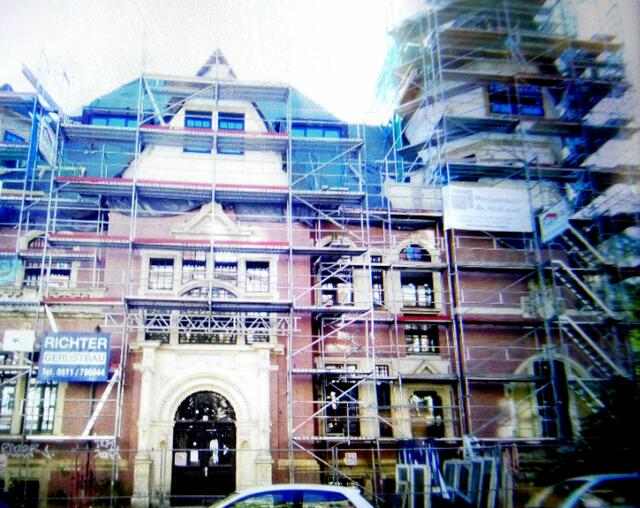 Die "neue" Stephanusvilla wird renoviert, 2018.