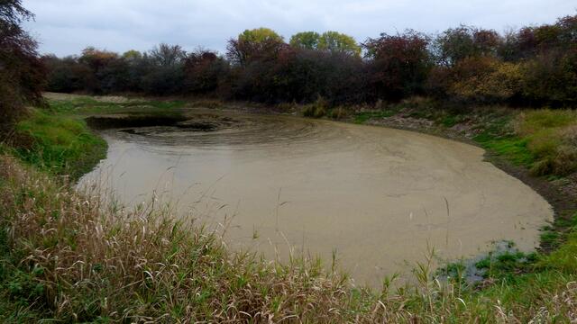 Unser Hechtloch. Hier haben wir Dorfkinder das Schwimmen gelernt.