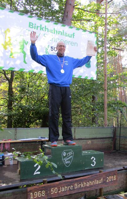 Lange bei der Siegerehrung