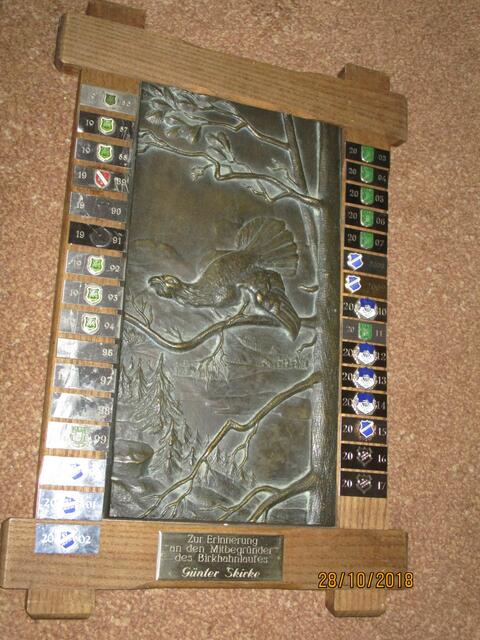 Der Wanderpokal für den 3.Platz in der Mannschaftswertung