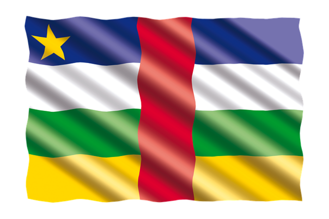 Flagge ZAR Zentralafrikanische Republik &gt; https://pixabay.com/de/international-fahne-flagge-2657380/ | Foto: wie vor