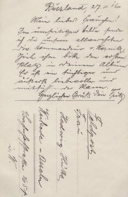 Von den täglichen Gräueltaten durften die Soldaten an der Front nichts schreiben.