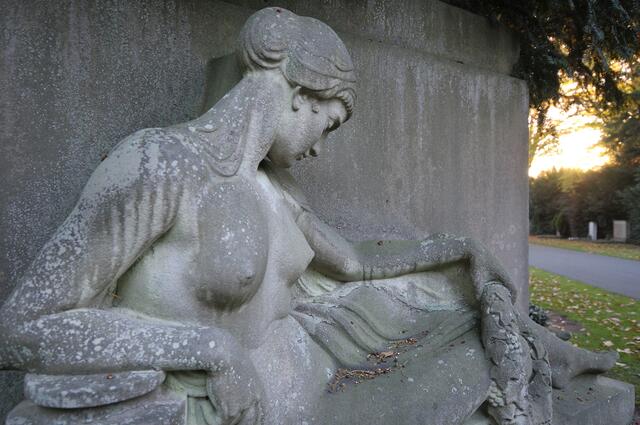 Der Engesohder Friedhof im Herbst