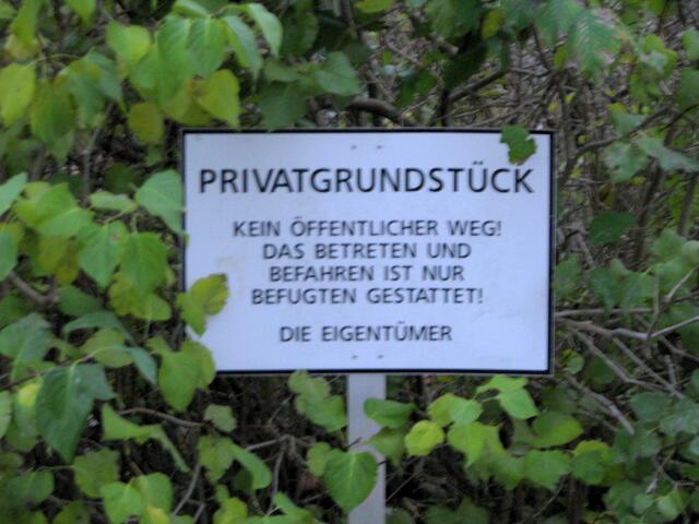 Im Namen der Eigentümer gesperrt?