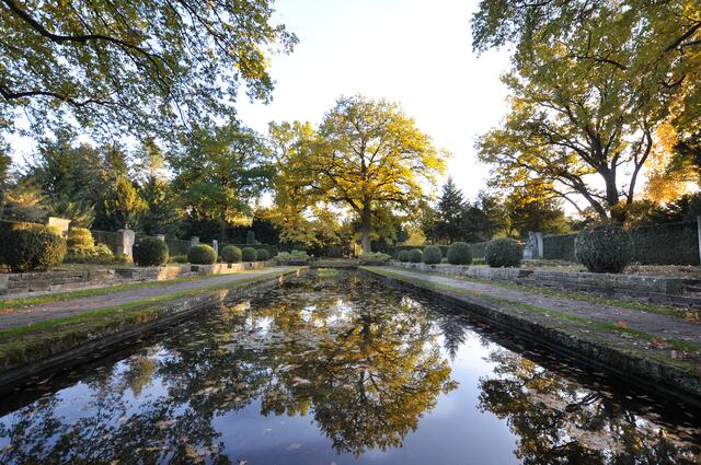 Der Engesohder Friedhof im Herbst