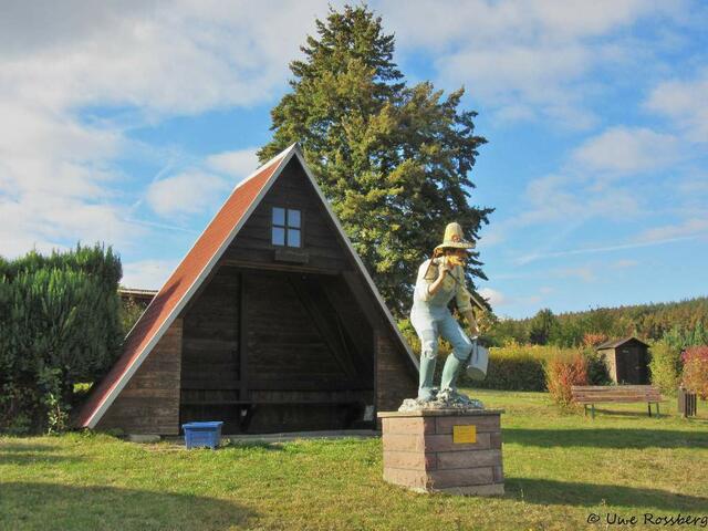 Kleingärtnerverein, Denkmal zum 50. jährigem Bestehen am Apfelberg in Grünenplan, 20.10.