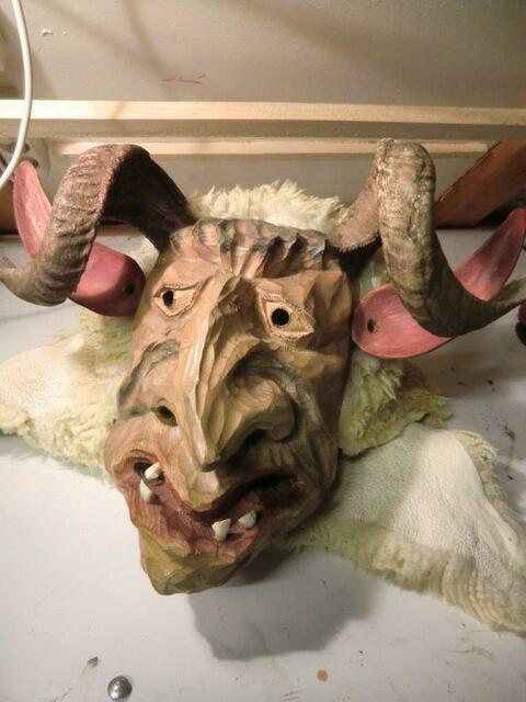 Krampus der Reichertfamilie aus dem Ahrntal