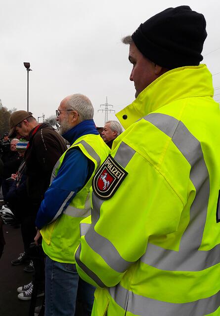 Die Polizei war auch vor Ort