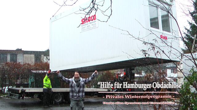 \\\ Menschen für Menschen begeistern /// Wer selbst auch mal so einen Wohncontainer für Obdachlose bei sich aufstellen möchte, kann sich gerne bei uns melden. Inzwischen haben wir beste Kontakte zu Architekten und Bauämtern und stehen gerne auch für weitere Projekte beratend und operativ zur Seite. ZEIGEN SIE MUT und werden Sie Chancengeber! Vielen Obdachlosen können wir auf diesem Wege gemeinsam helfen! https://www.youtube.com/watch?v=CS51pUAj4Eo&list=UUWbqAhkZlc-5P2_rEJtcXkg&index=3&t=2m03s