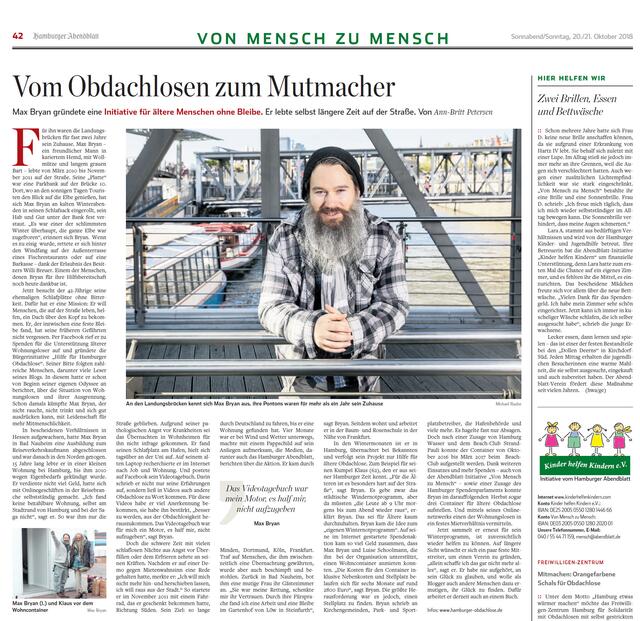 "Menschen für Menschen begeistern und Andere ermutigen an sich und ihr Glück zu glauben", darum geht´s Freunde